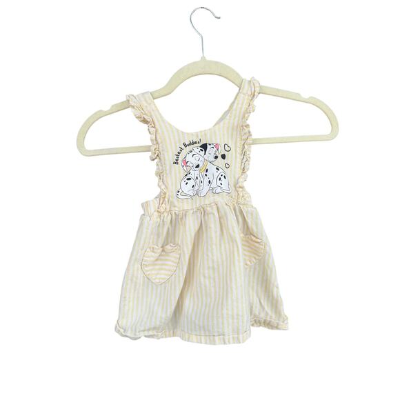 Disney Other - Disney 101 Dalmatians Baby Girls Pinafore Dress 12 Months